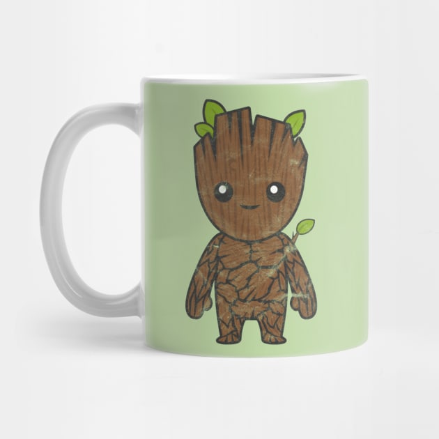 Kawaii Groot (Guardians of the Galaxy) by gabradoodle